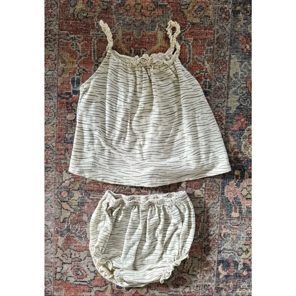 Rylee and Cru 18-24 Months Ocean Baby Swing Top and Bloomers Shorts Set